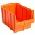 Пластиковый ящик 700 (оранжевый)