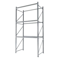 Стеллаж СФМ 4000х2000х1000 (3 яруса без настила) RAL